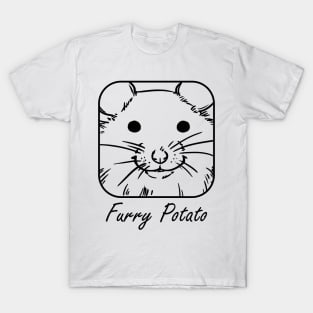 furry potato funny hamster lovers gift T-Shirt